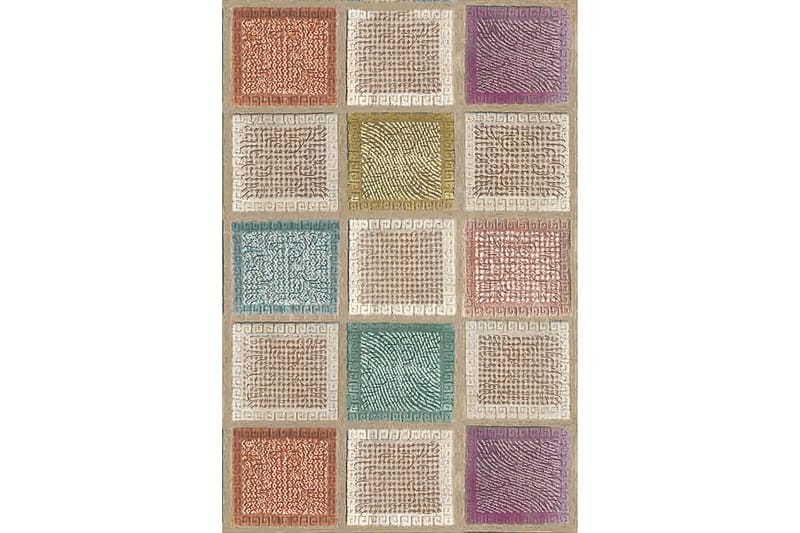 Nobukazu Wiltonmatta 60x100 cm Rektangulär - Flerfärgad - Textil & mattor - Matta - Modern matta - Wiltonmatta