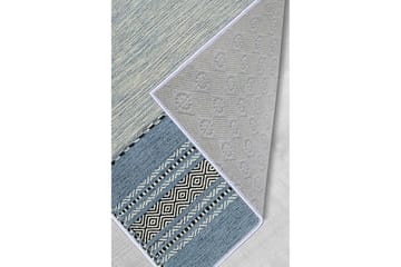 Nobutada Wiltonmatta 60x100 cm Rektangulär - Blå - Textil & mattor - Matta - Modern matta - Wiltonmatta