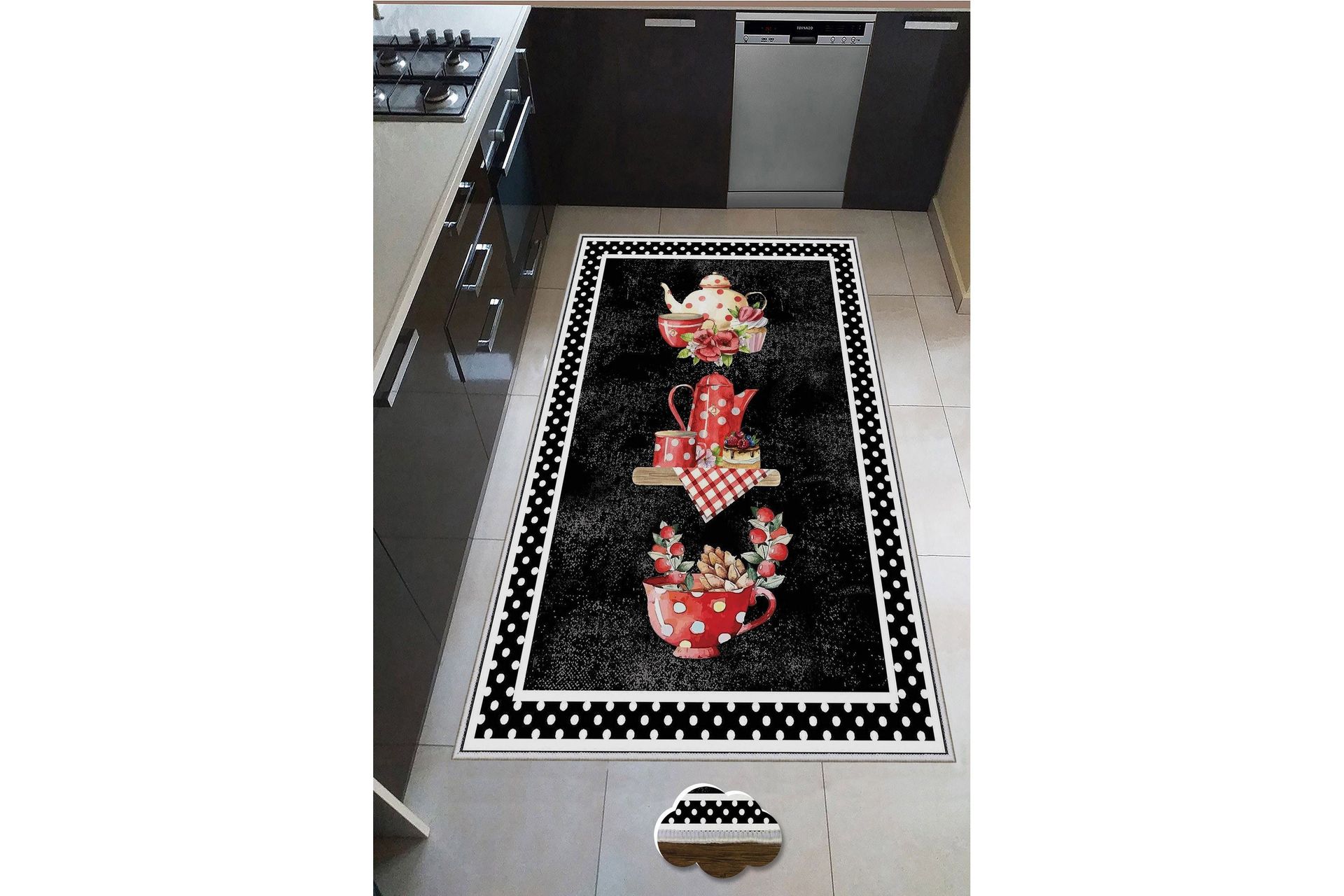 Nobutomo Wiltonmatta 60x100 cm Rektangul&auml;r - Flerf&auml;rgad