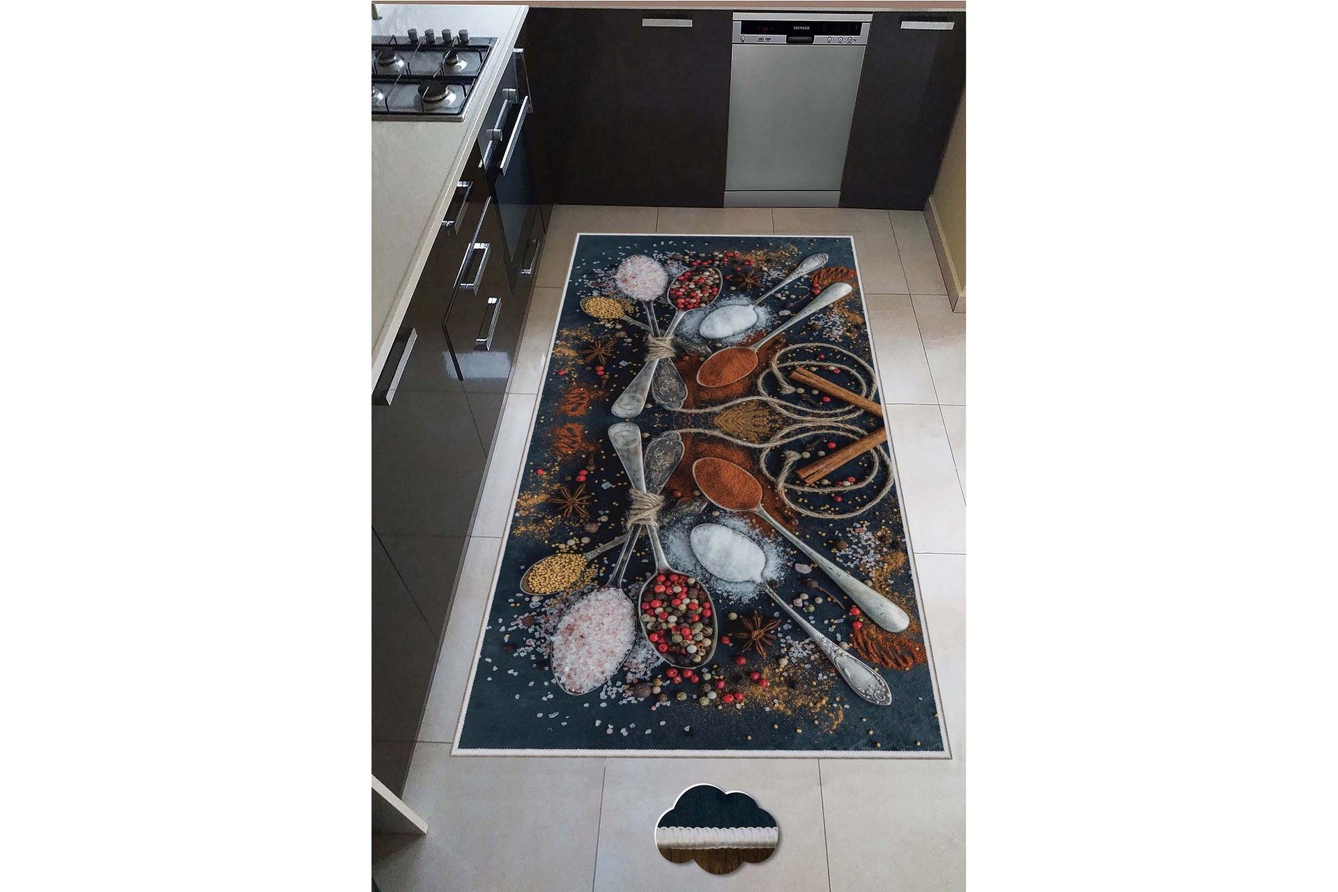 Nobuyasu Wiltonmatta 80x50 cm Rektangul&auml;r - Flerf&auml;rgad