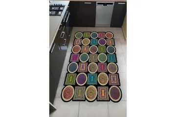 Nonoka Wiltonmatta 60x100 cm Rektangulär - Flerfärgad - Textil & mattor - Matta - Modern matta - Wiltonmatta