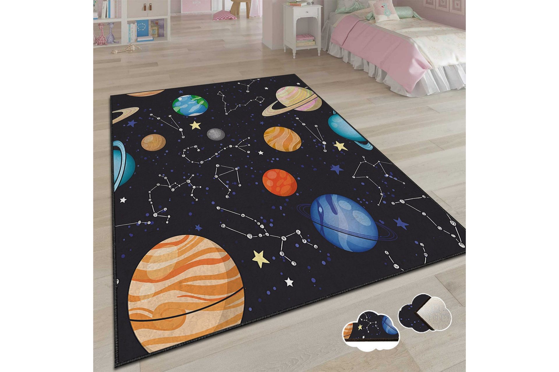 nooreen wiltonmatta 120x180 cm rektangulär - flerfärgad