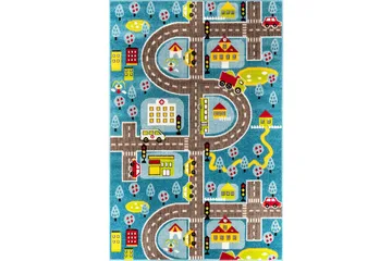 Noorpa Wiltonmatta 160x230 cm Rektangulär - Blå - Textil & mattor - Matta - Modern matta - Wiltonmatta