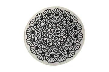 Ohanzy Matta Rund 100 cm - Flerfärgad/Sammet - Textil & mattor - Matta - Modern matta - Wiltonmatta