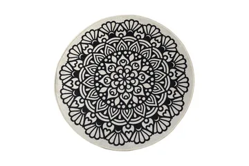 Ohanzy Matta Rund 140 cm - Flerfärgad/Sammet - Textil & mattor - Matta - Modern matta - Wiltonmatta