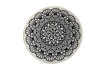 Ohanzy Matta Rund 140 cm - Flerfärgad/Sammet - Textil & mattor - Matta - Modern matta - Wiltonmatta