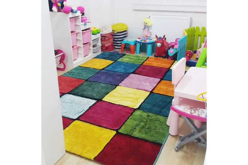 Omendra Wiltonmatta 160x230 cm Rektangulär - Flerfärgad - Textil & mattor - Matta - Modern matta - Friezematta