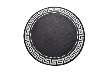 Orbarthe Matta Rund 140 cm - Flerfärgad/Sammet - Textil & mattor - Matta - Modern matta - Wiltonmatta