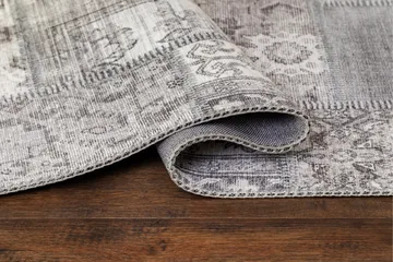 Patchwork Wiltonmatta 160x230 cm Rektangulär - Silver - Textil & mattor - Matta - Modern matta - Wiltonmatta