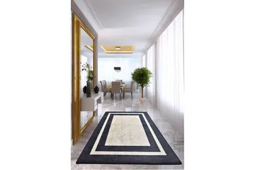Quadru Matta 140x190 cm - Flerfärgad/Sammet - Textil & mattor - Matta - Modern matta - Wiltonmatta