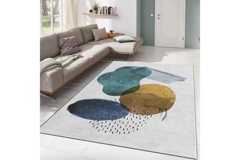 Rainy Wiltonmatta 100x180 cm Rektangulär, Flerfärgad