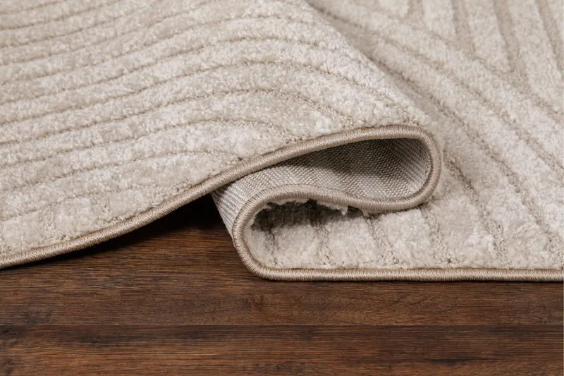 Bella Wiltonmatta 160x230 cm Rektangulär - Linne - Textil & mattor - Matta - Modern matta - Friezematta