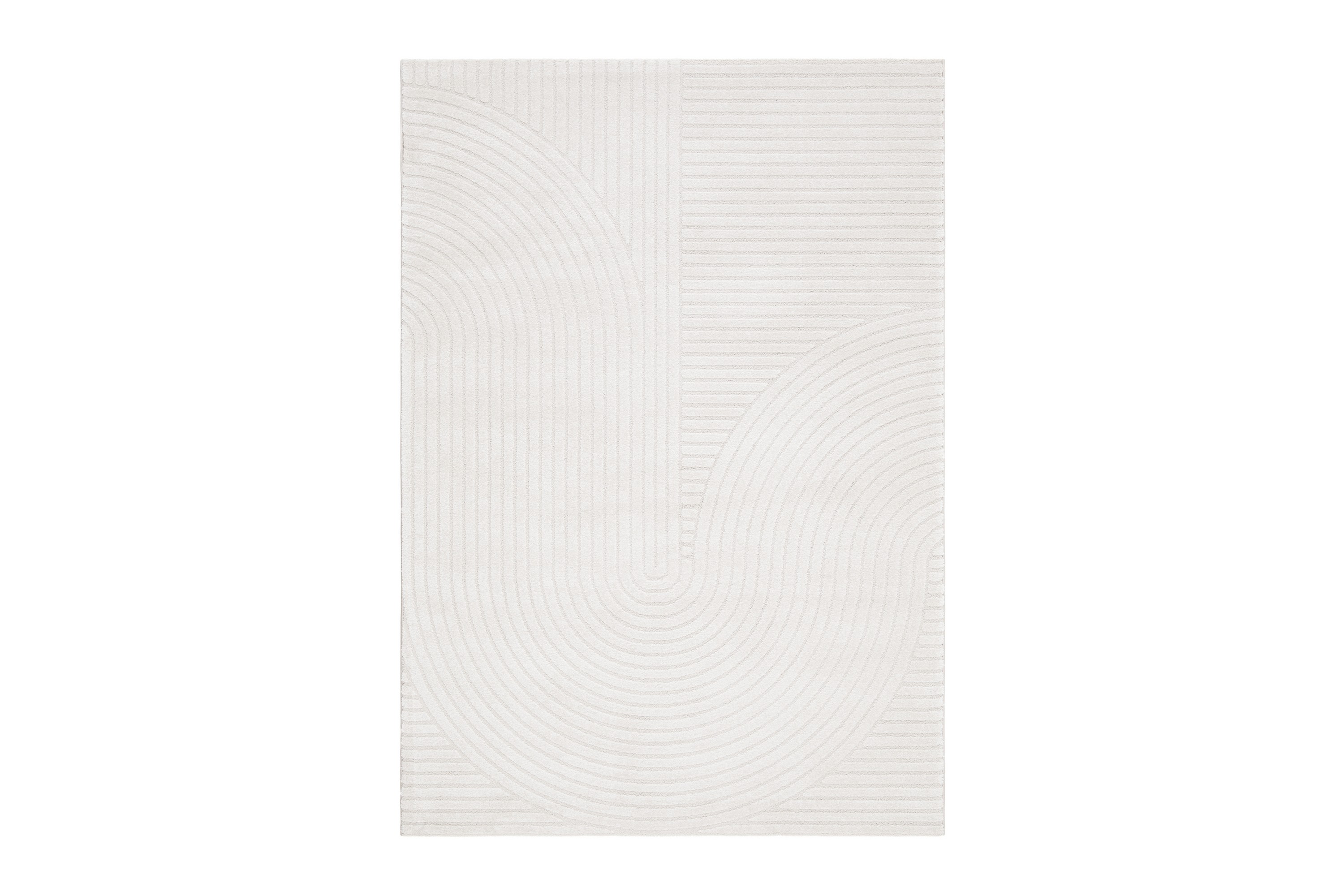 bella wiltonmatta 160x230 cm rektangulär - vit