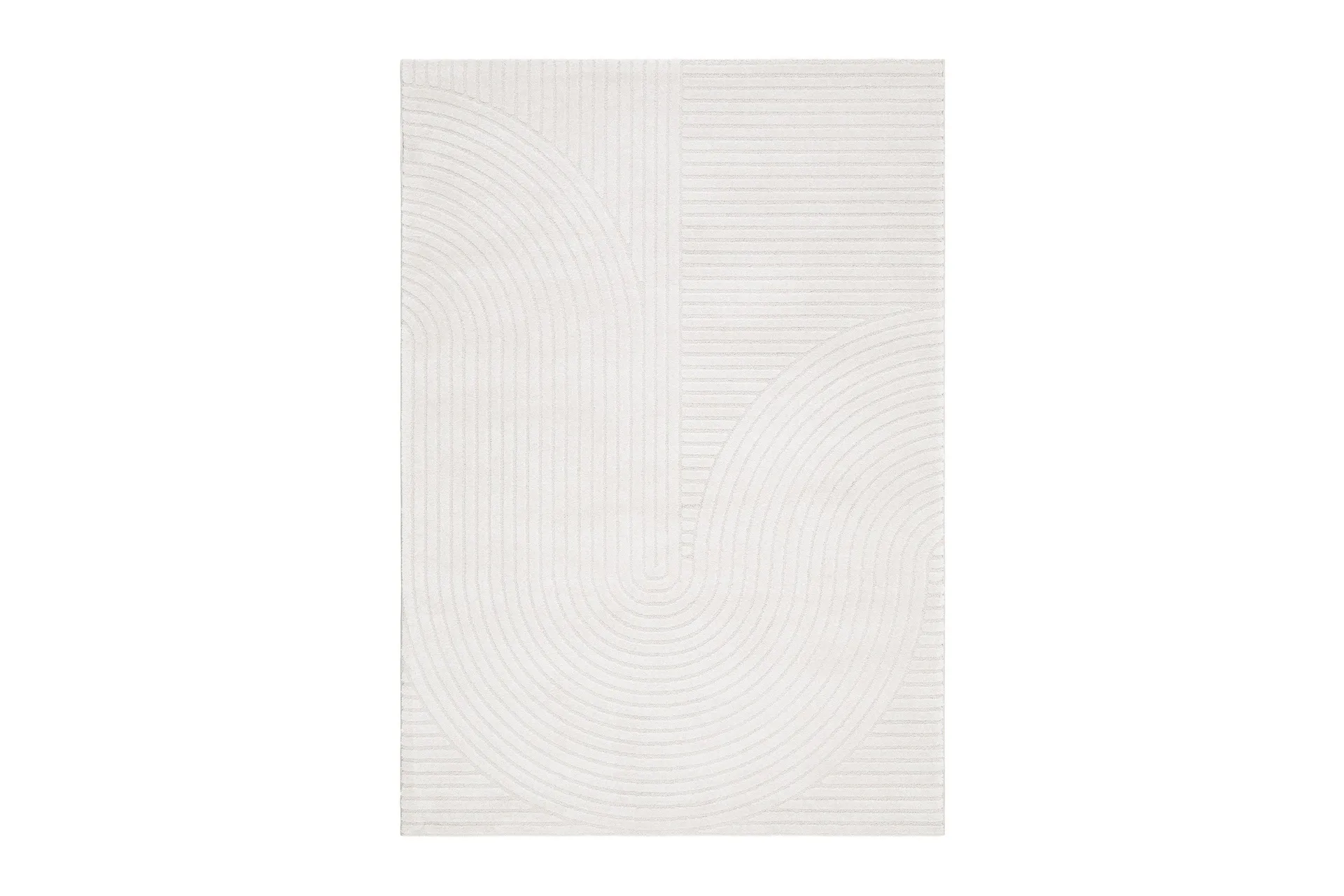 Bella Wiltonmatta 160x230 cm Rektangul&auml;r - Vit