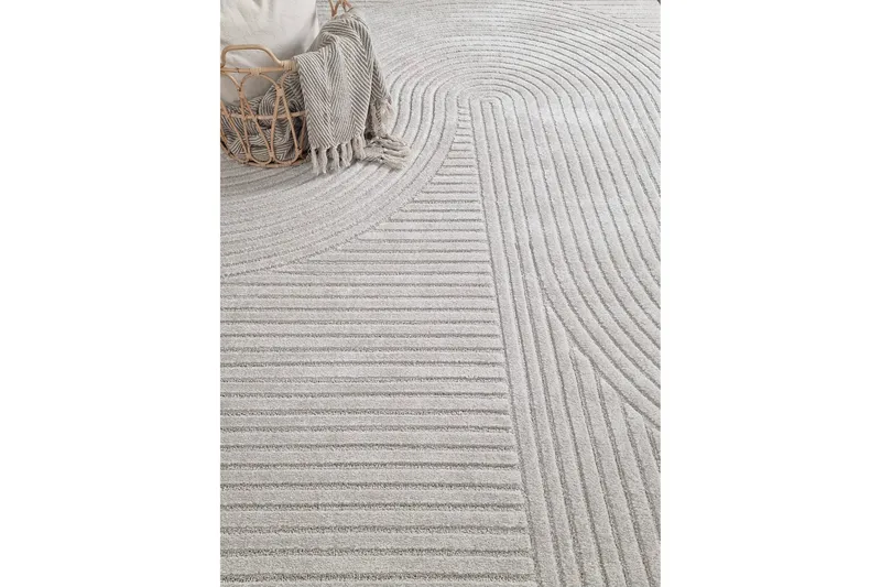 Bella Wiltonmatta 200x290 cm Rektangulär - Linne - Textil & mattor - Matta - Modern matta - Friezematta