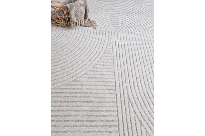 Bella Wiltonmatta 200x290 cm Rektangulär - Vit - Textil & mattor - Matta - Modern matta - Friezematta