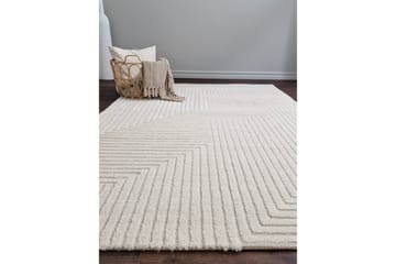 Bella Wiltonmatta 240x340 cm Rektangulär - Vit - Textil & mattor - Matta - Modern matta - Friezematta