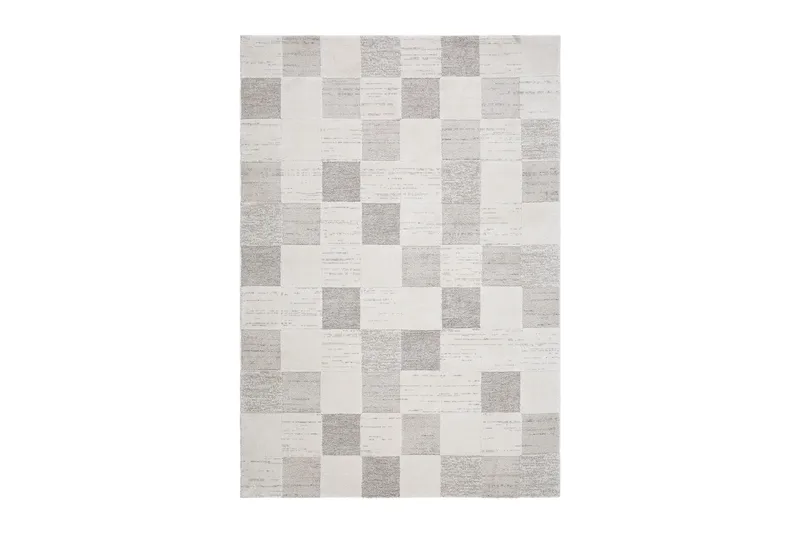 Bella Wiltonmatta 80x150 cm Rektangulär, Grå/Vit