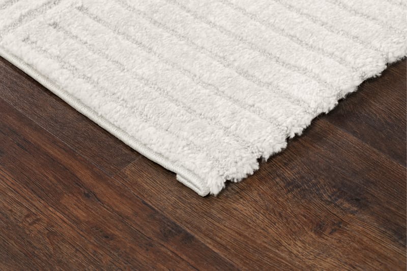 Bella Wiltonmatta 80x150 cm Rektangulär - Vit - Textil & mattor - Matta - Modern matta - Friezematta
