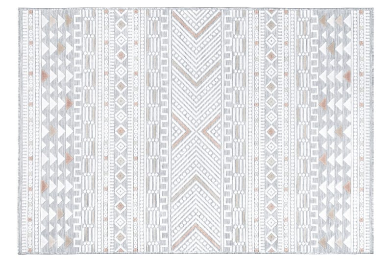 Wiltonmatta Rosy 117x180 Rektangulär - Creme/Grå - Textil & mattor - Matta - Modern matta - Friezematta