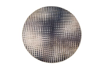 Samruna Matta Rund 140 cm - Flerfärgad/Sammet - Textil & mattor - Matta - Modern matta - Wiltonmatta
