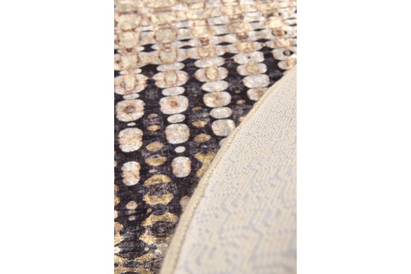 Samruna Matta Rund 140 cm - Flerfärgad/Sammet - Textil & mattor - Matta - Modern matta - Wiltonmatta