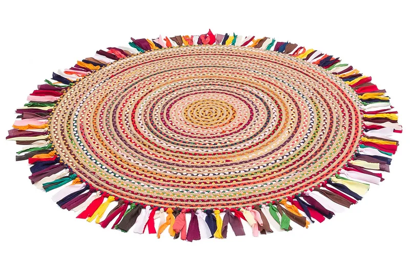 Saroshe Matta 120x120 cm - Flerfärgad - Textil & mattor - Matta - Modern matta - Wiltonmatta