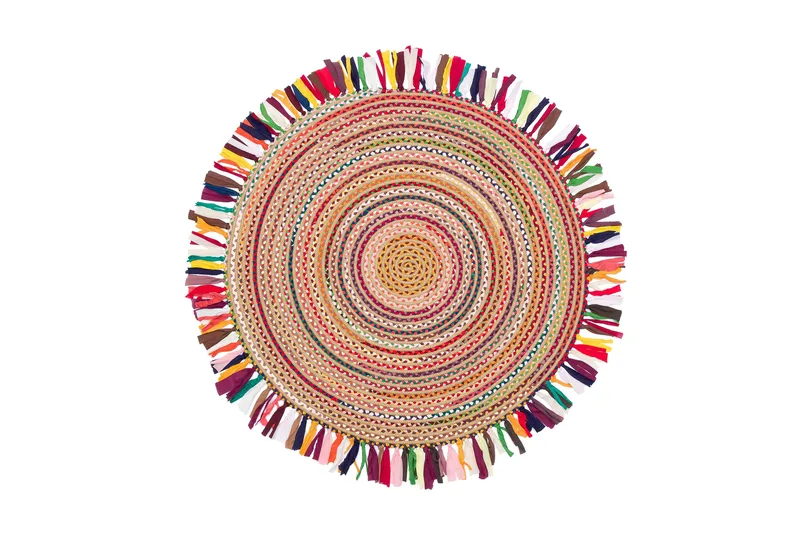 Saroshe Matta 120x120 cm, Flerfärgad