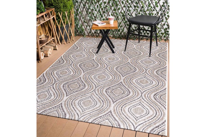 Wiltonmatta Sewo 200x290 Rektangulär - Brun/Creme - Textil & mattor - Matta - Modern matta - Friezematta