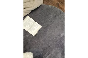Soft Wiltonmatta Rund 120 cm - Grafitgrå - Textil & mattor - Matta - Modern matta - Wiltonmatta