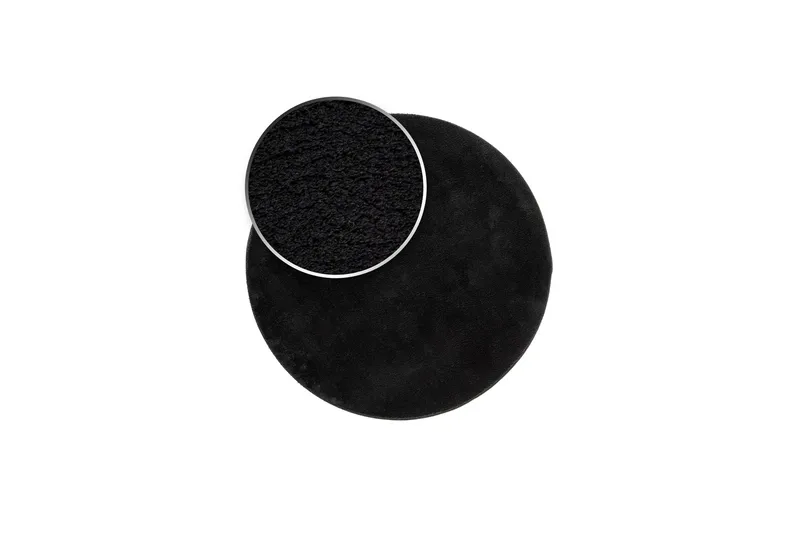 Soft Wiltonmatta Rund 120 cm - Svart - Textil & mattor - Matta - Modern matta - Wiltonmatta