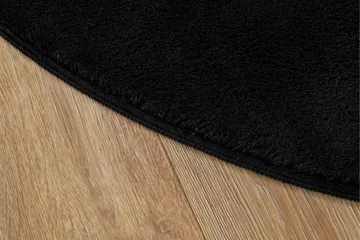 Soft Wiltonmatta Rund 120 cm - Svart - Textil & mattor - Matta - Modern matta - Wiltonmatta