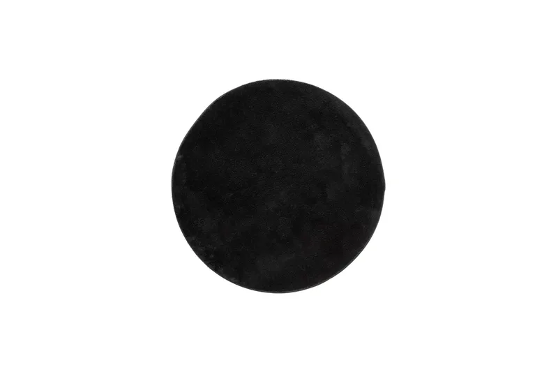 Soft Wiltonmatta Rund 120 cm, Svart