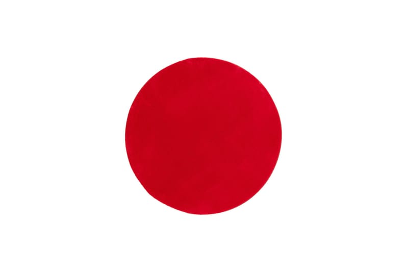 Soft Wiltonmatta Rund 160 cm, Röd