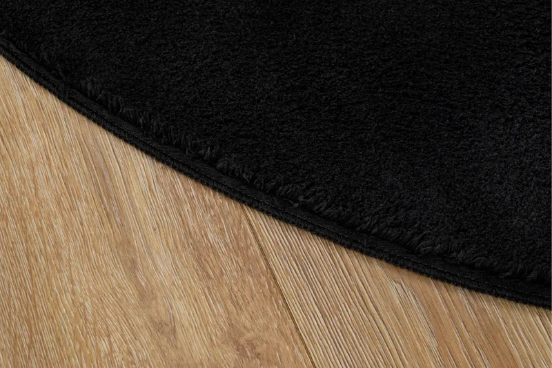 Soft Wiltonmatta Rund 160 cm - Svart - Textil & mattor - Matta - Modern matta - Wiltonmatta
