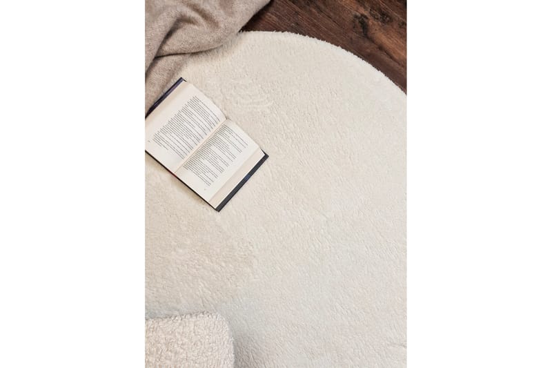 Softina Wiltonmatta Rund 120 cm - Vit - Textil & mattor - Matta - Modern matta - Wiltonmatta
