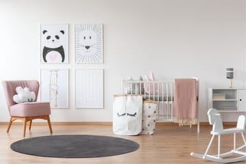 Softina Wiltonmatta Rund 240 cm - Grafitgrå - Textil & mattor - Matta - Modern matta - Wiltonmatta