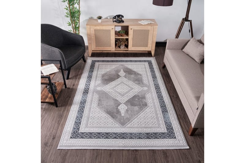 Wiltonmatta Spacex 100x300 Rektangulär - Mörkblå - Textil & mattor - Matta - Modern matta - Friezematta