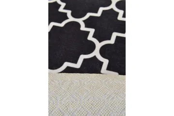 Surupa Matta Rund 100 cm - Svart/Sammet - Textil & mattor - Matta - Modern matta - Wiltonmatta