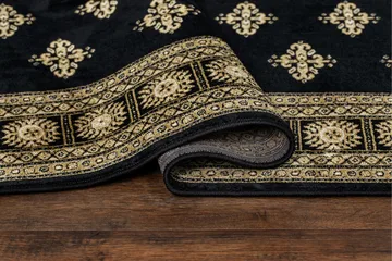 Teheran Wiltonmatta Rektangulär 80x250 cm - Svart - Textil & mattor - Matta - Modern matta - Wiltonmatta