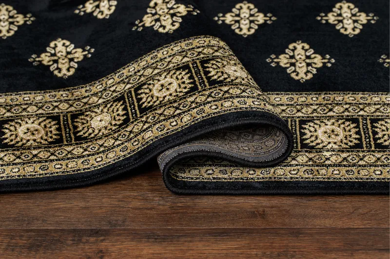 Teheran Wiltonmatta Rektangulär 80x350 cm - Svart - Textil & mattor - Matta - Modern matta - Wiltonmatta