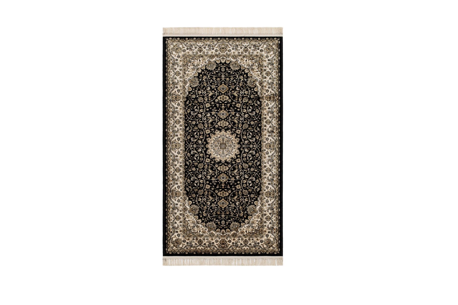 Teheran Wiltonmatta Rektangulär 80x150 cm - Svart