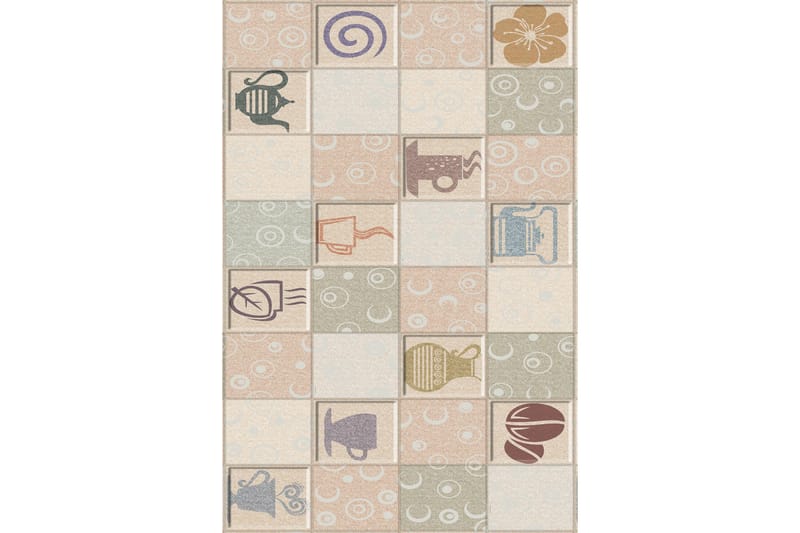 Tolunay Matta 100x150 cm - Flerfärgad - Textil & mattor - Matta - Modern matta - Wiltonmatta