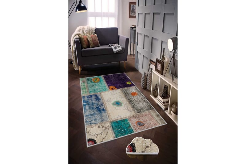 Tolunay Matta 100x150 cm - Flerfärgad - Textil & mattor - Matta - Modern matta - Wiltonmatta