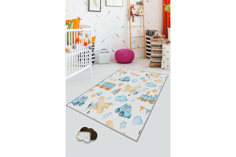 Tolunay Matta 100x200 cm - Flerfärgad - Textil & mattor - Matta - Modern matta - Wiltonmatta