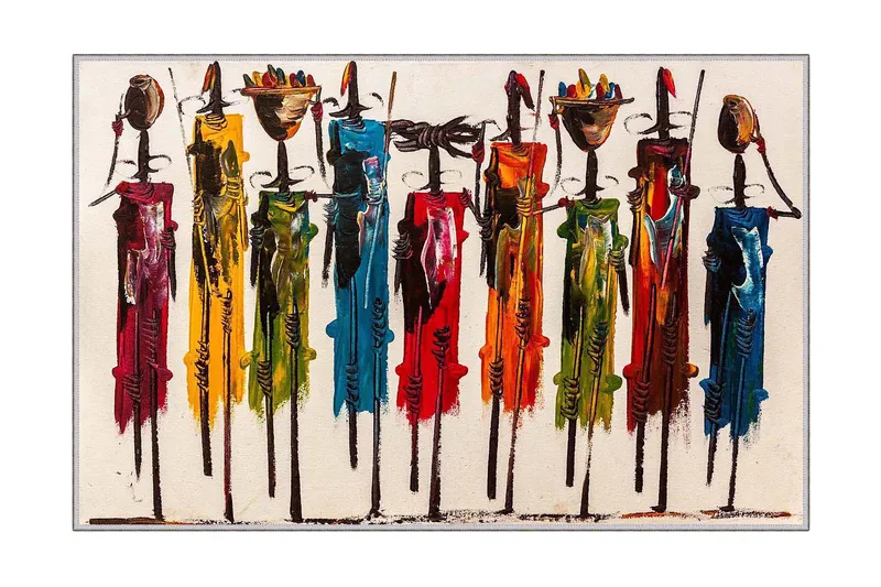 Tolunay Matta 100x200 cm - Flerfärgad - Textil & mattor - Matta - Modern matta - Wiltonmatta