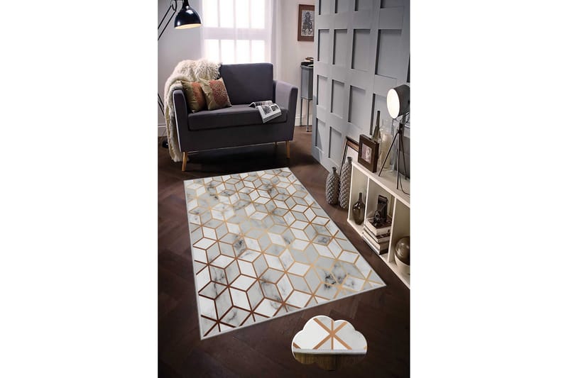 Tolunay Matta 100x200 cm - Flerfärgad - Textil & mattor - Matta - Modern matta - Wiltonmatta