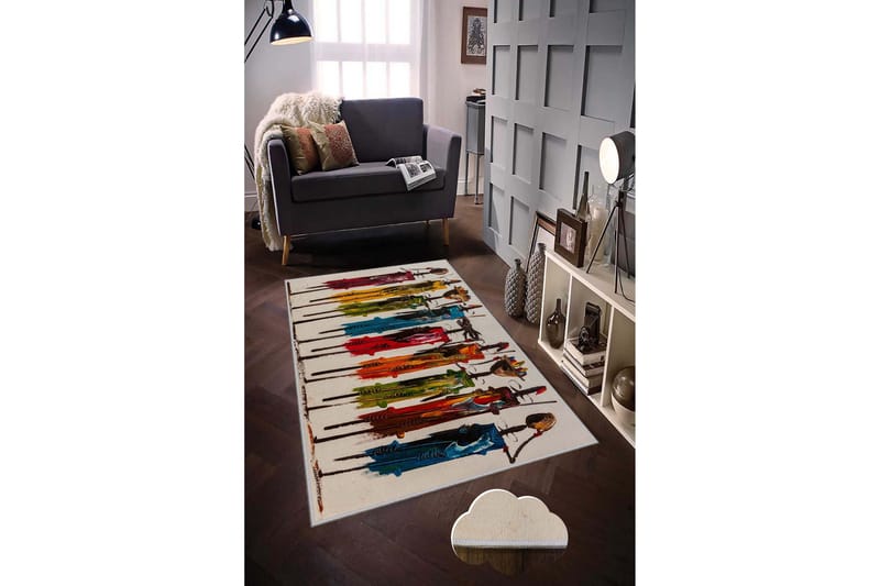 Tolunay Matta 100x200 cm - Flerfärgad - Textil & mattor - Matta - Modern matta - Wiltonmatta