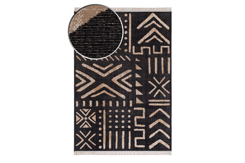 Tulum Inka Wiltonmatta 160x230 cm - Grafit - Textil & mattor - Matta - Modern matta - Wiltonmatta