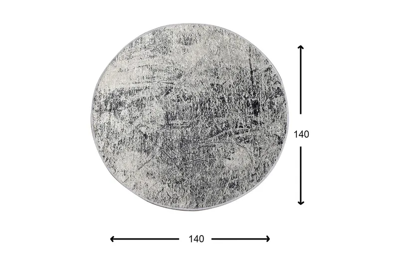 Umboni Matta Rund 140 cm - Flerfärgad/Sammet - Textil & mattor - Matta - Modern matta - Wiltonmatta